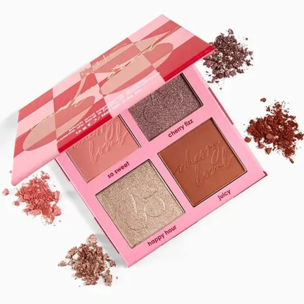 CIATE LONDON “Cherry Bomb” Blush & Highlighter Palette (NEW‎ IN PKG!)
